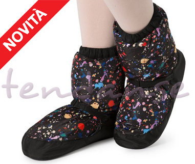 Scaldapiedi Danza Babucce Bloch PaintSplash Scaldapiedi Danza Babucce Bloch PaintSplash