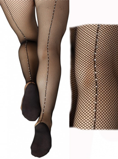 Collant a Rete con Strass Collant a Rete con Strass